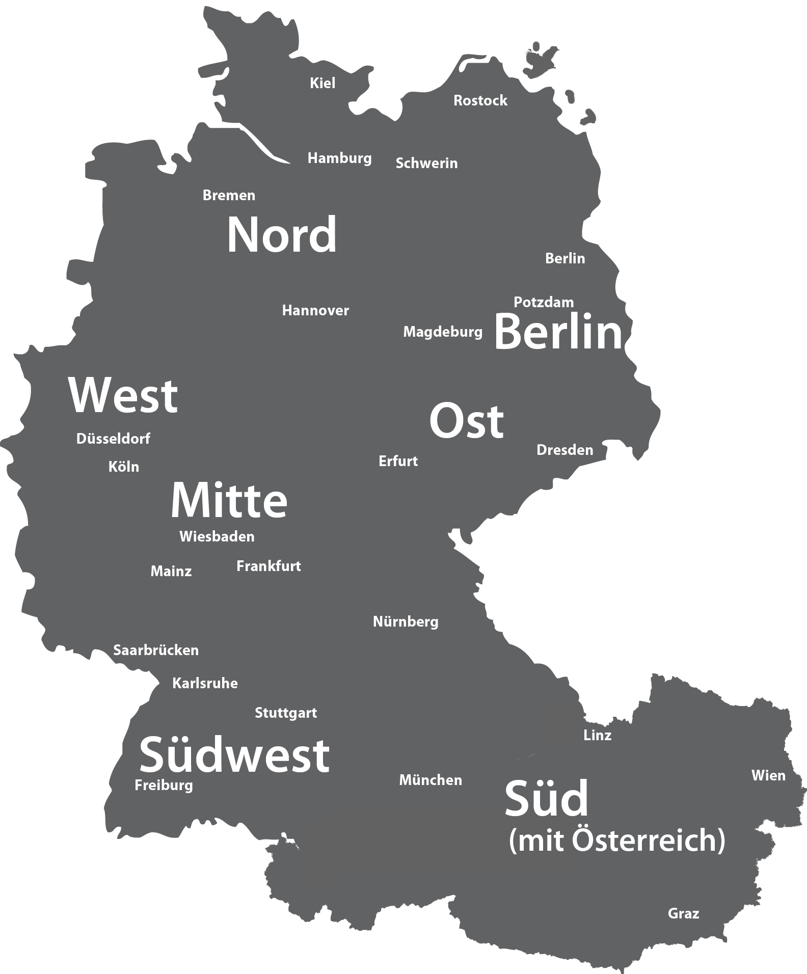 karte deutschsprachige region